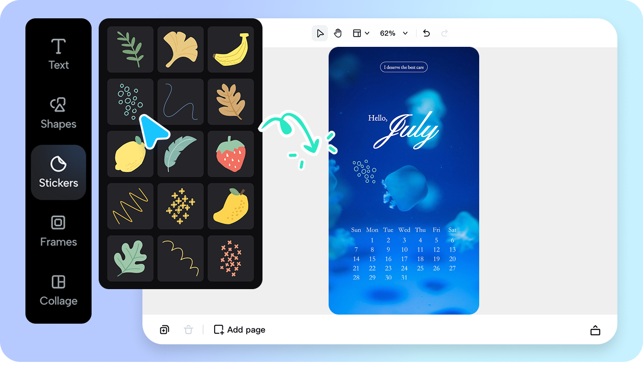 Customize every aspect of the calendar easily